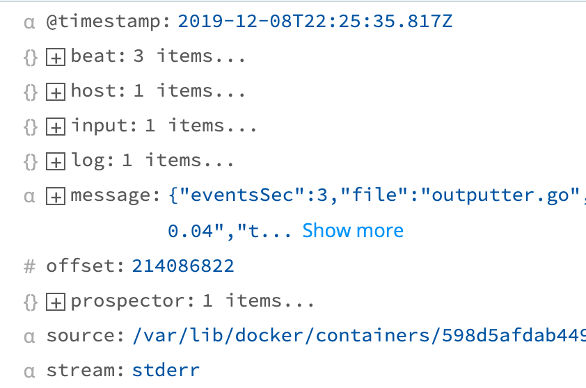 Data shaped for Elastic